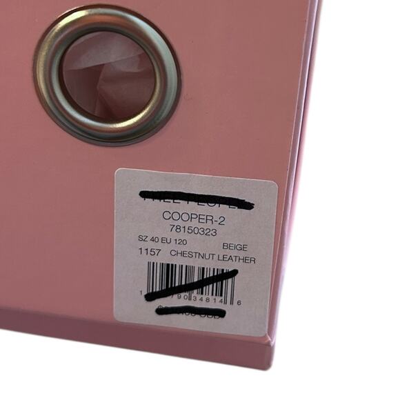 Anthropologie Intentionally Blank Leather Platform Sandal Women's 40/9.5 Tan NEW - Picture 7 of 10